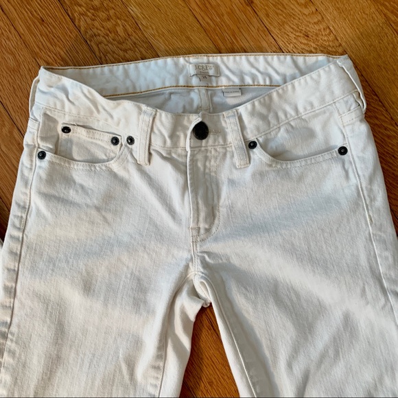 J.Crew Off White Straight Leg Skinny Jeans - Picture 9 of 15